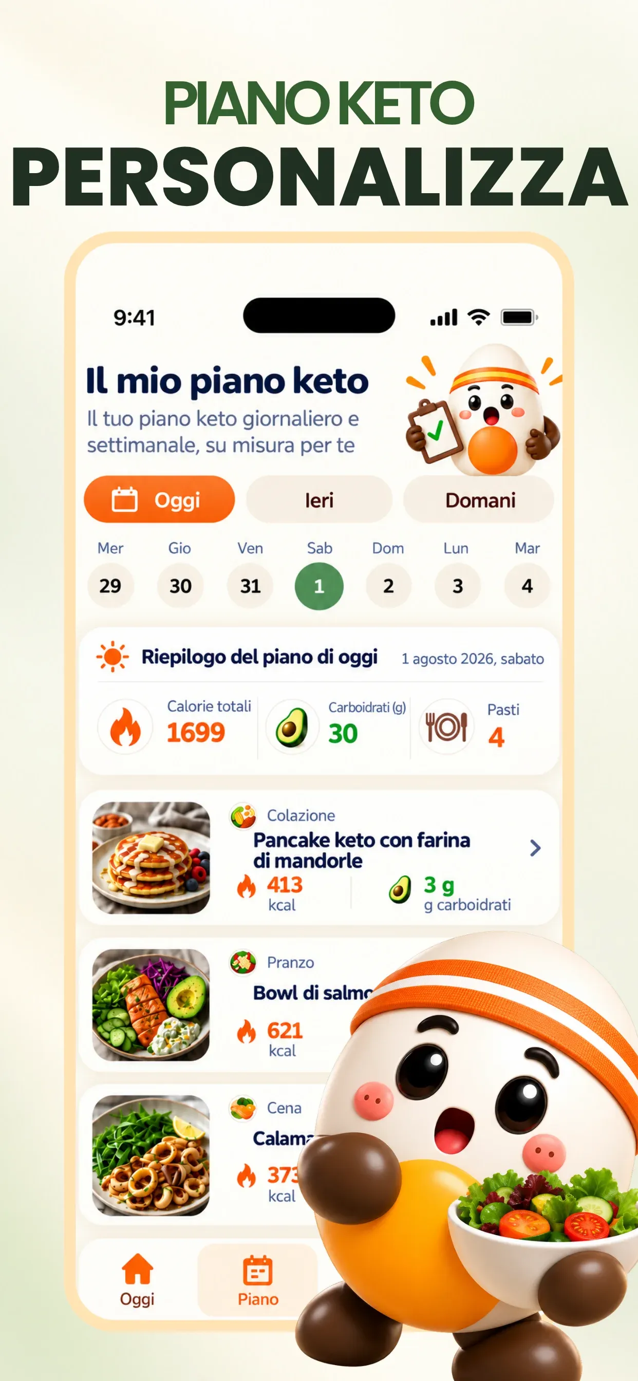 KetoGo — KetoGo · il tuo piano keto